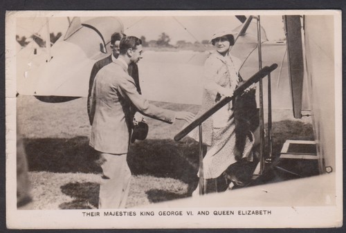 Vintage rppc postkarte king - postkarte,
