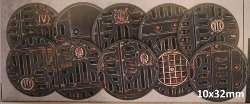 32mm raumkampf bases warhammer - bases,
